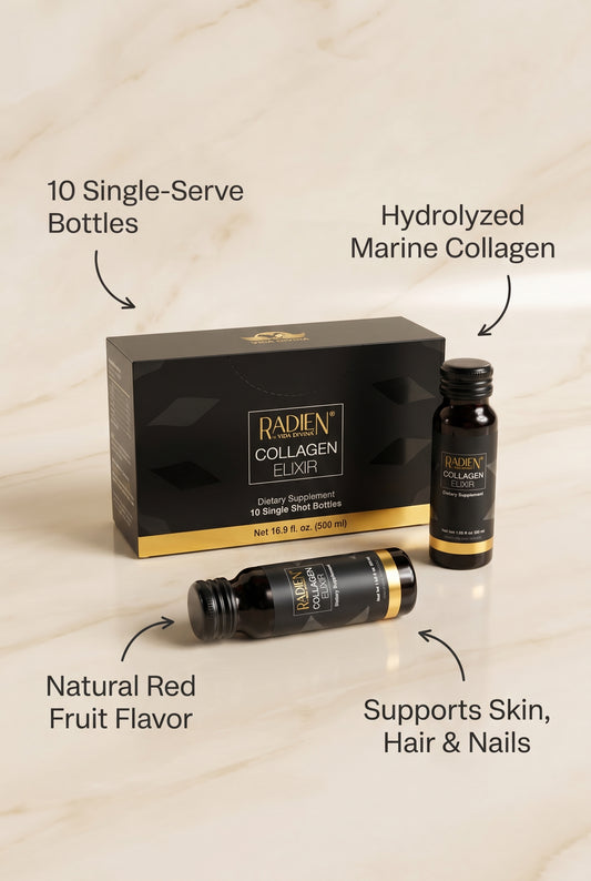 Vida Divina Regenerative Skin Science Marine Collagen – 10 Bottle Pack (Red Fruit Flavor)