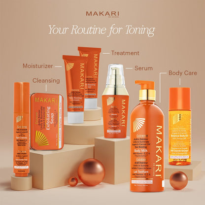 Makari Extreme Active Intense Carrot & Argan Oil Skin Toning Set