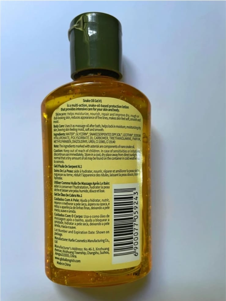 Longrich Snake Oil - For Arthritis, Stretch Marks & Acne Removal 100% Pure 80ML