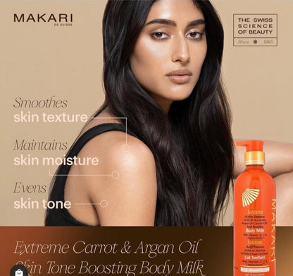 Makari Extreme Argan & Carrot Oil Tone Boosting Body Lotion