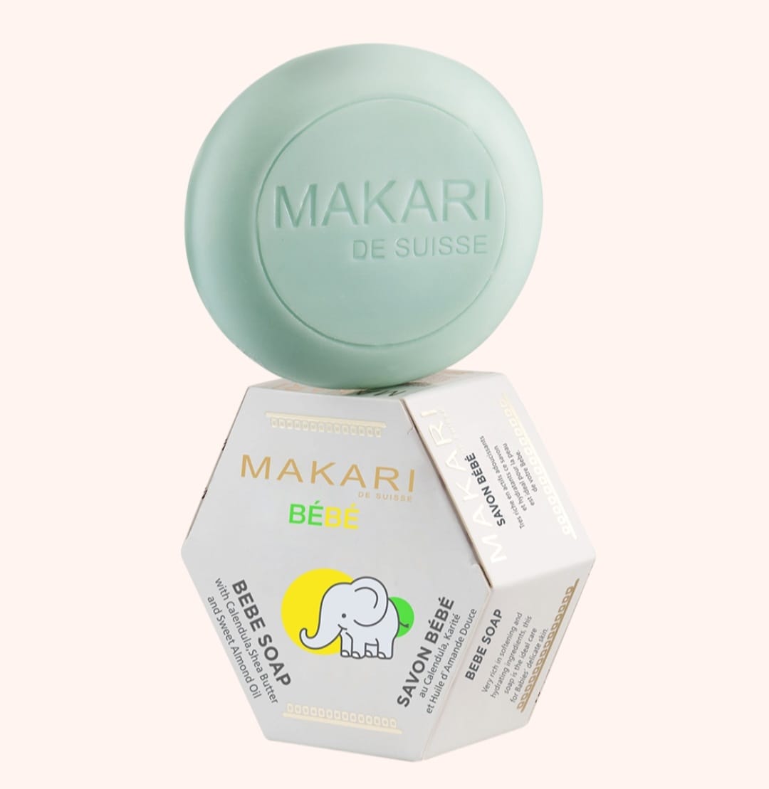 Savon doux hydratant pour bébé Makari 