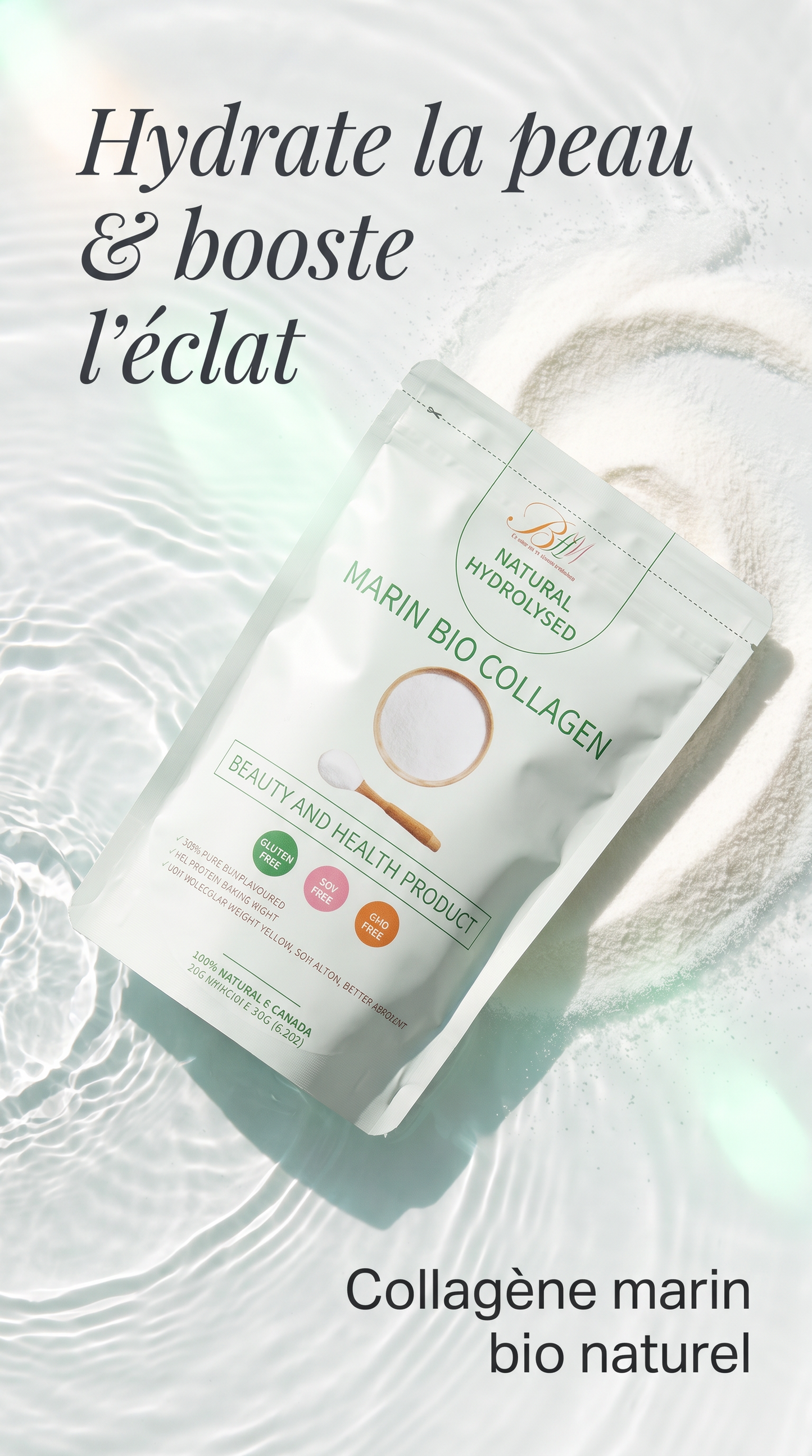COLLAGÉNE MARIN Bio NATUREL HYDROLYSÉ