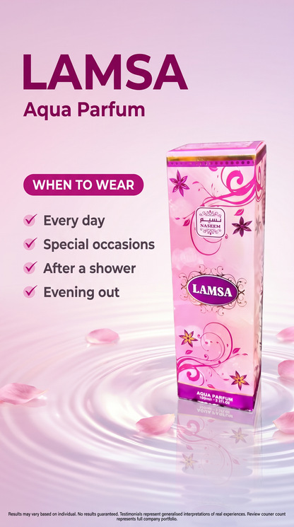 LAMSA AQUA PARFUM 100mle 3.3Fl.oz