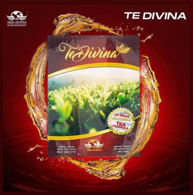 Thé détox original Te Divina pour la détoxification, le nettoyage et la perte de poids 1 sachet