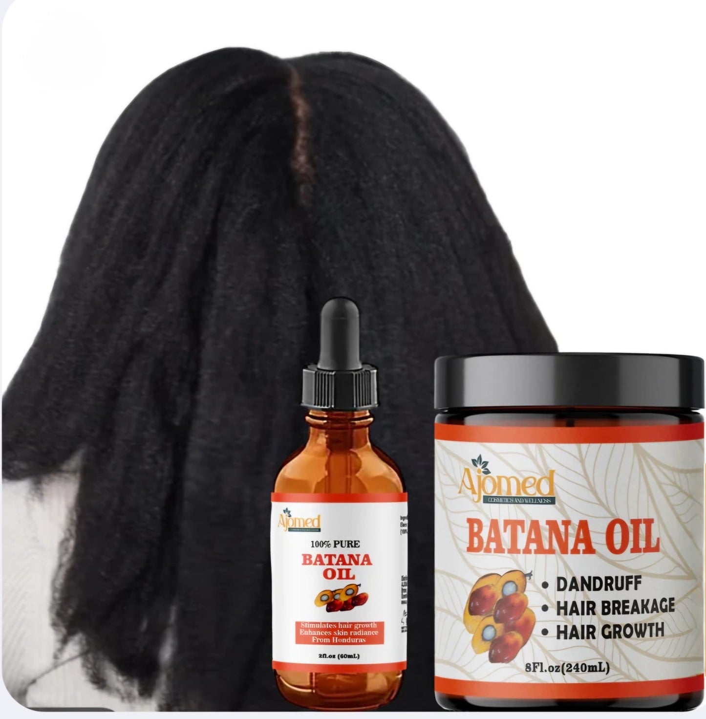 Batana Oil for Hair Growth Skin - Pure 100% Honduras Ojon batana oil for All Types of Hair