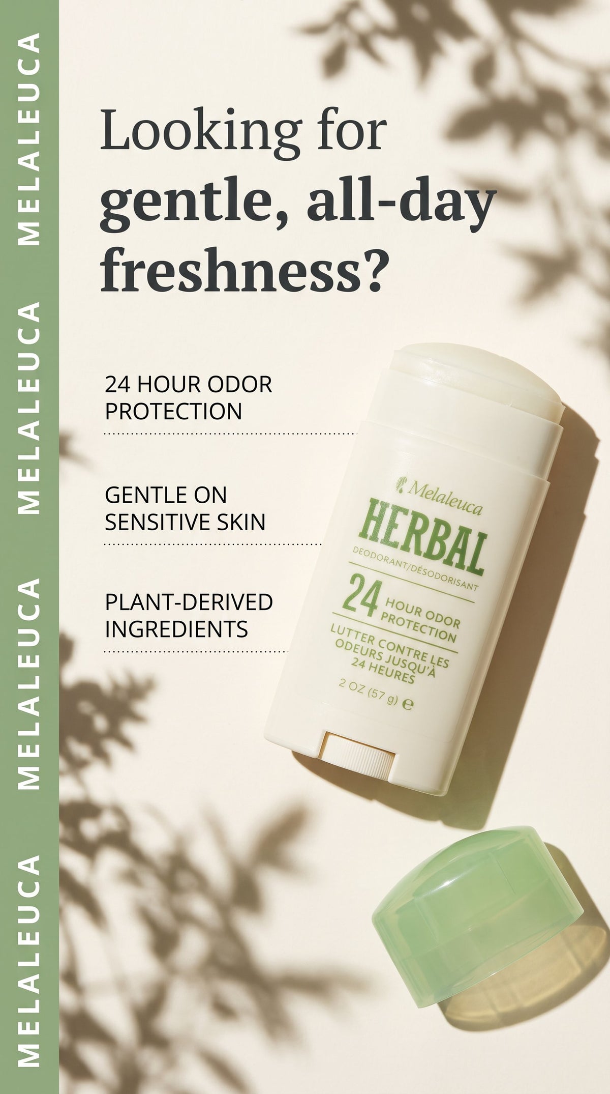 Melaleuca® Herbal Deodorant Size: 2oz