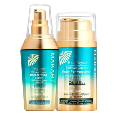 MAKARI Blue Crystal Serum Moisturiser Duo (2 pc set)