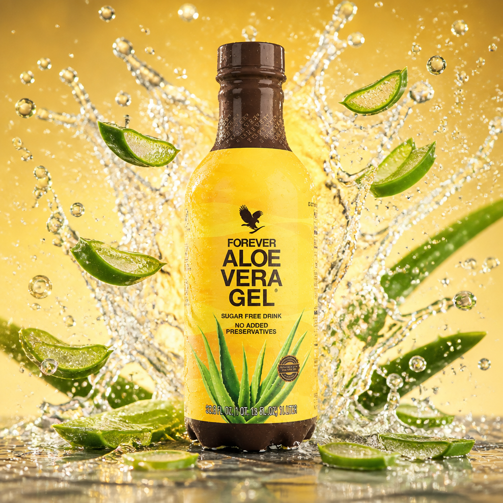 Forever Living - Aloe Vera Gel, Pure Inner Leaf Juice, 100% Sugar-Free Drink No Added Preservatives