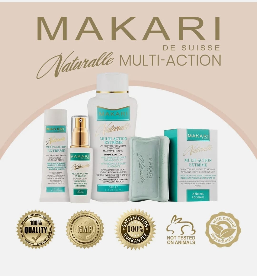 Makari Naturalle Multi-Action Extreme Glow Revitalizing Face Cream SPF 15