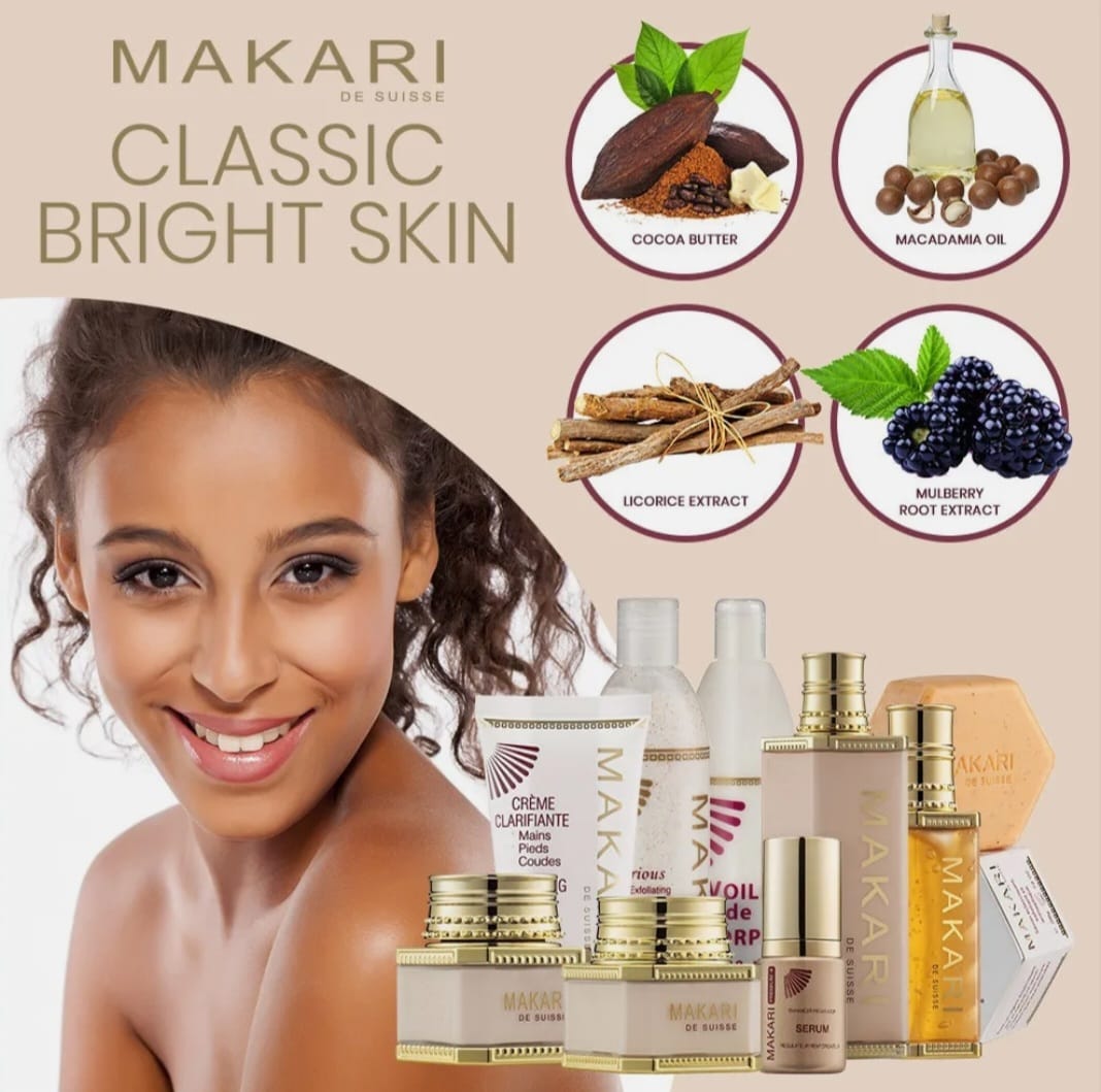 Makari Classic Premium+Beauty SkinBrightening Milk4.75 fl.oz–Lightening Gift Set