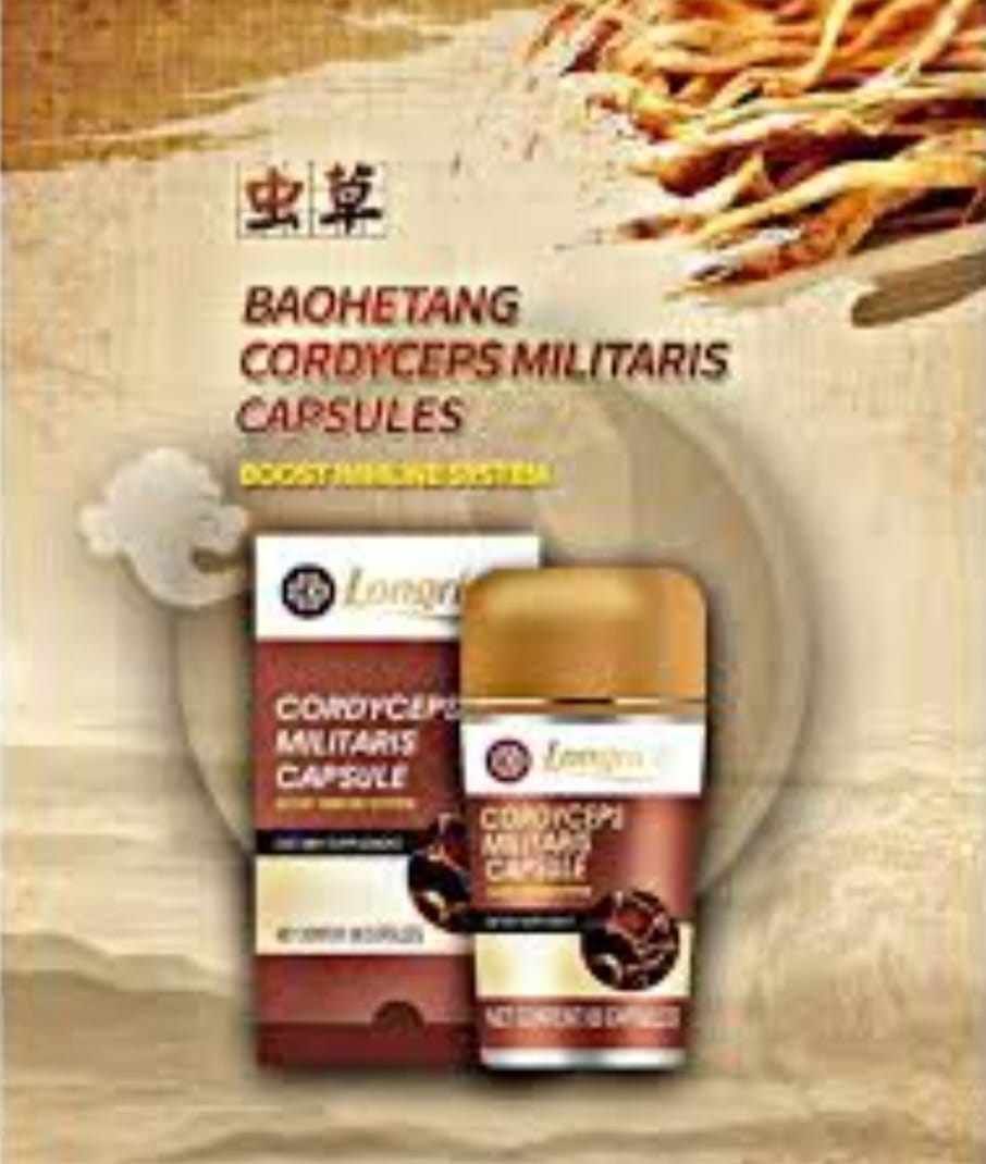 Longrich Cordyceps Militaris Capsule-Boosts Immune System(60 capsules)