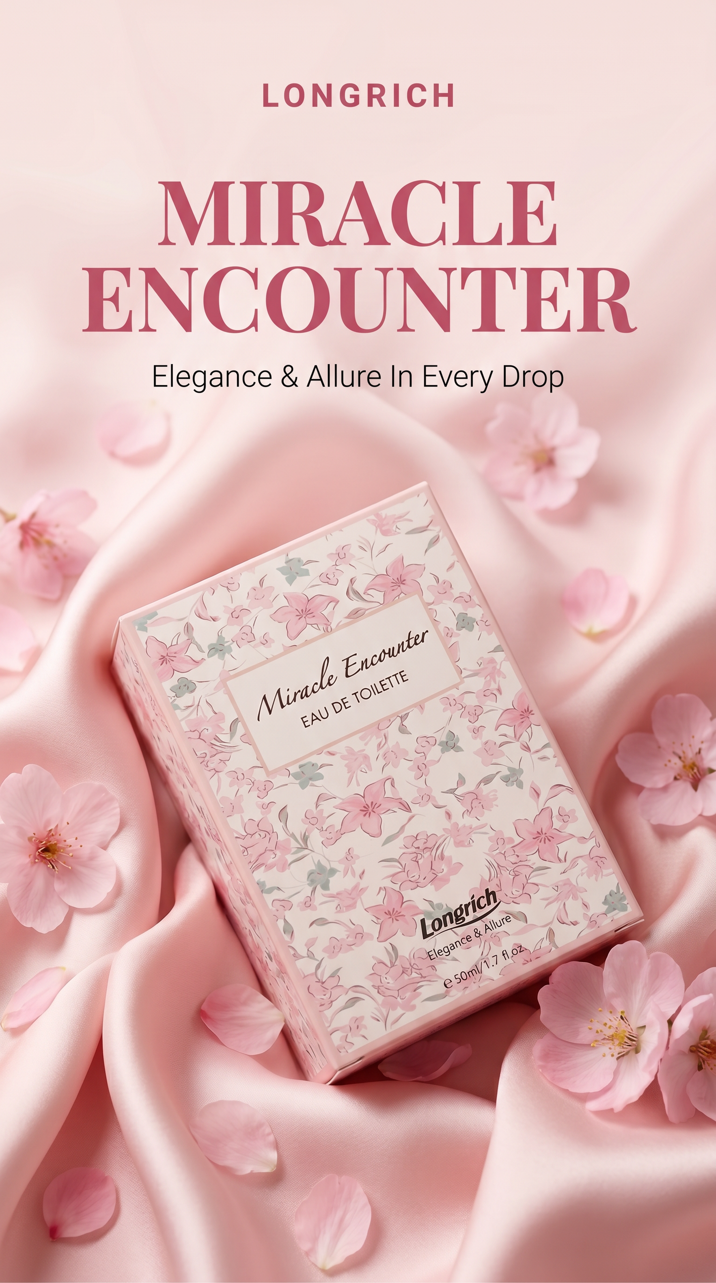 Longrich Miracle Encounter Eau De Toilette pour Femme 1,7 oz