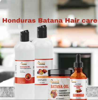 Batana oil Shampoo and Conditioner Set- made with fenugreek seed for hair growth