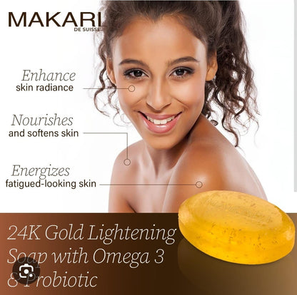 Makari 24k Rose Gold Lightening Soap- 5oz