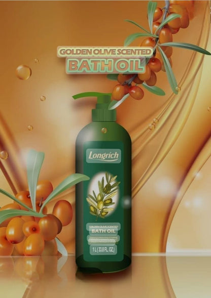 Longrich Bath Oil Golden Olive Scented Bath Oil Cleansing/Moisturizing/Soothing