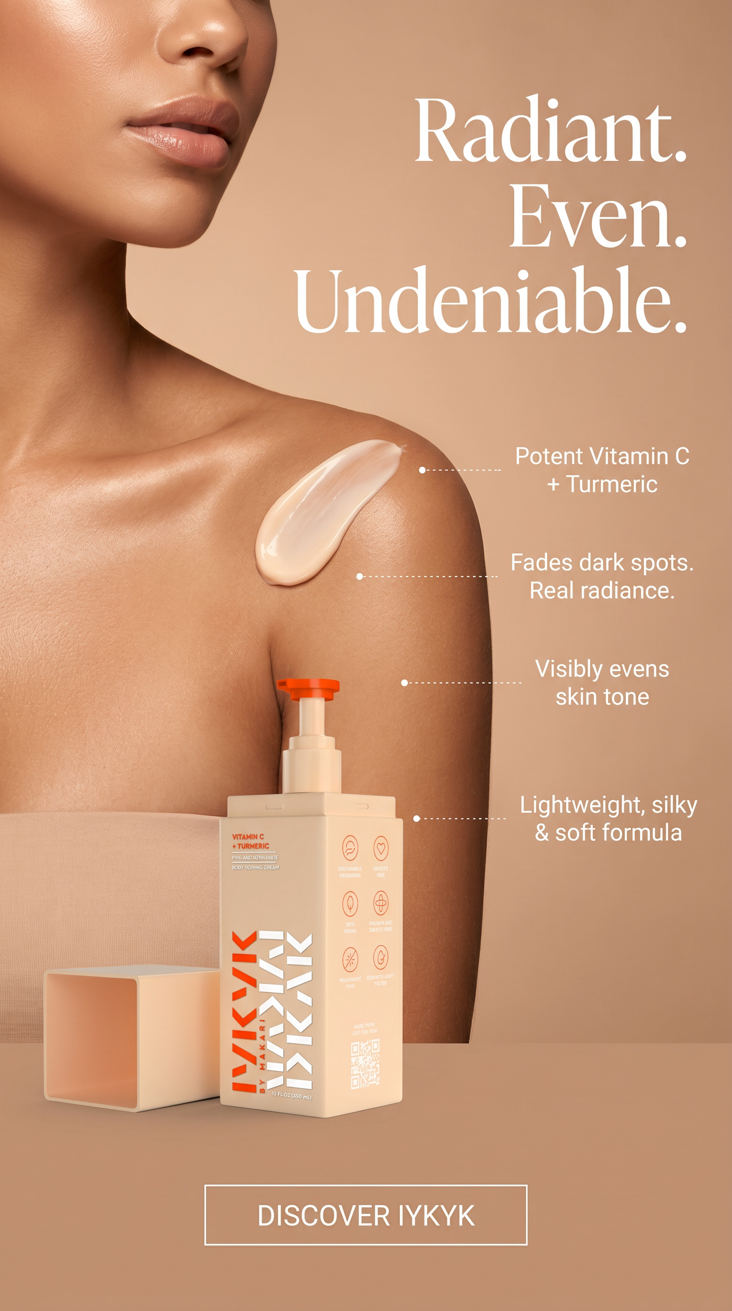 VITAMIN C + TURMERIC BODY TONING CREAM - IYKYK
