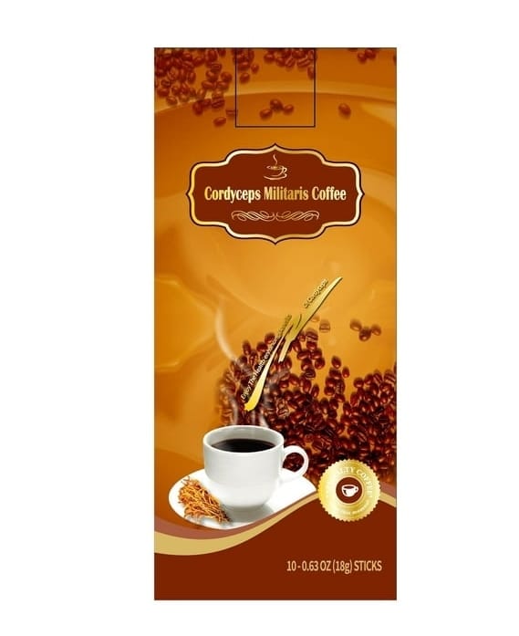 Café Longrich / Café Longrich Cordyceps Militaris (10 pièces) 18 g