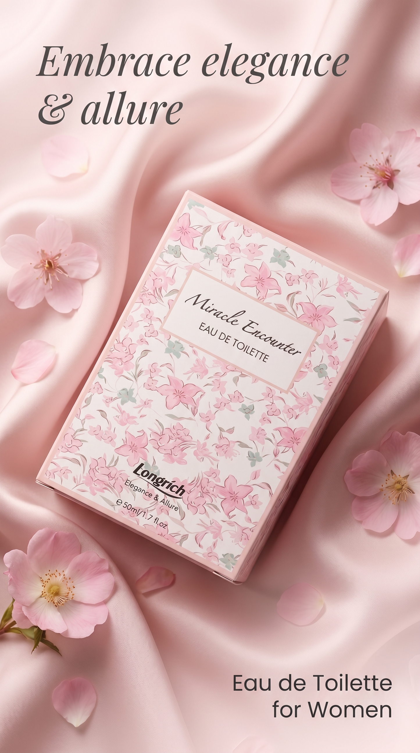 Longrich Miracle Encounter Eau De Toilette pour Femme 1,7 oz