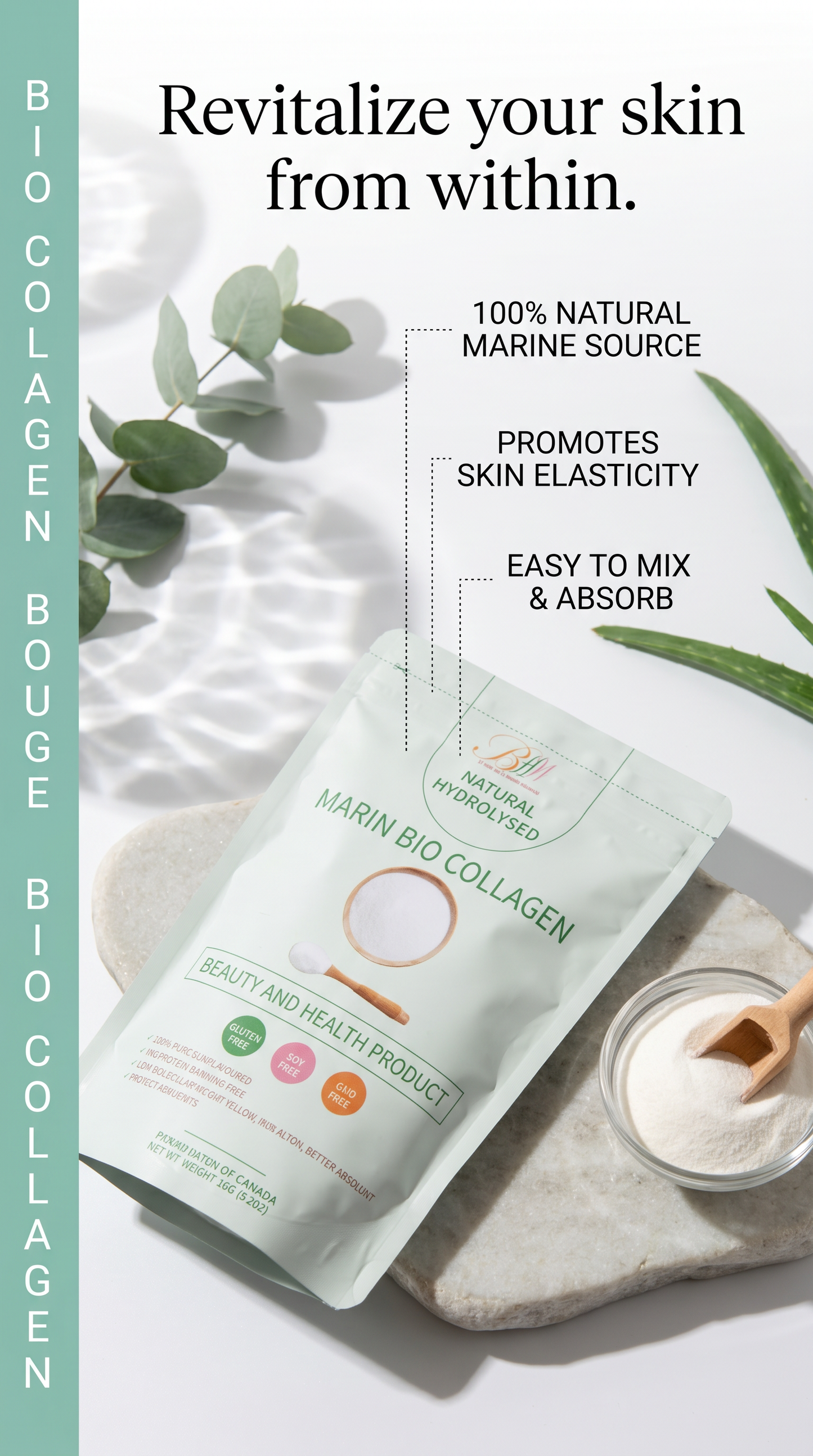 COLLAGÉNE MARIN Bio NATUREL HYDROLYSÉ