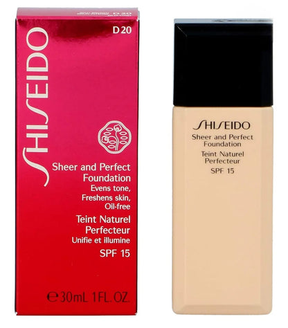 Shiseido Sheer and Perfect Foundation-Rich Brown D20