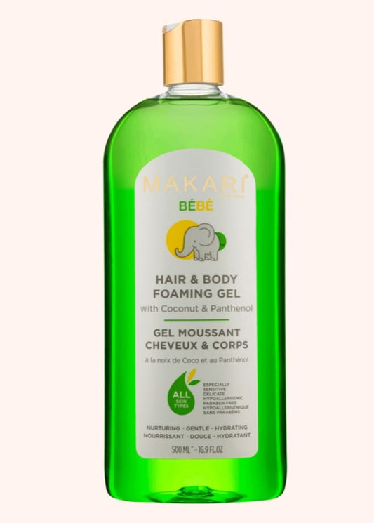 Gel moussant pour cheveux et corps Makari Baby 