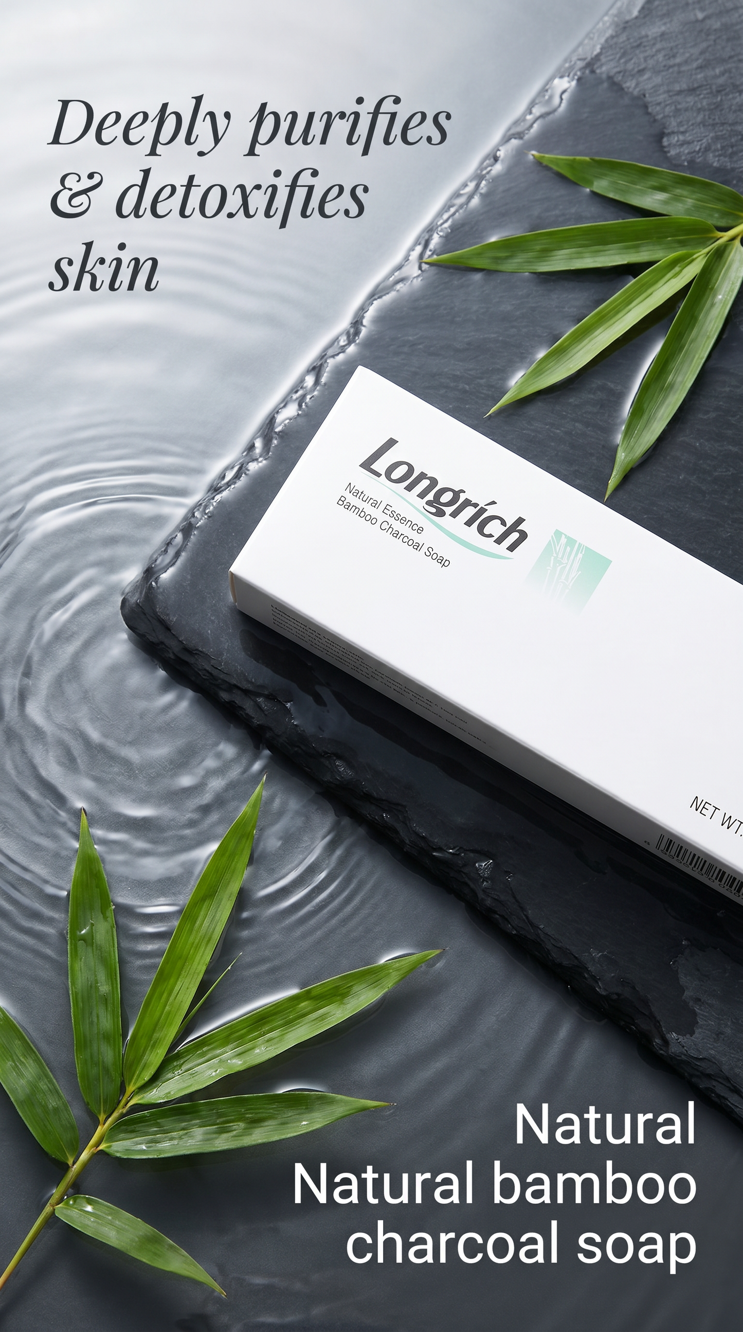 Savon au charbon de bambou Longrich Natural Essence