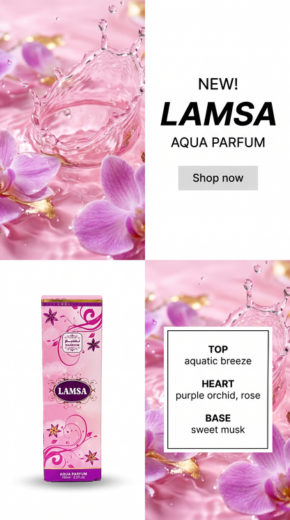 LAMSA AQUA PARFUM 100mle 3.3Fl.oz